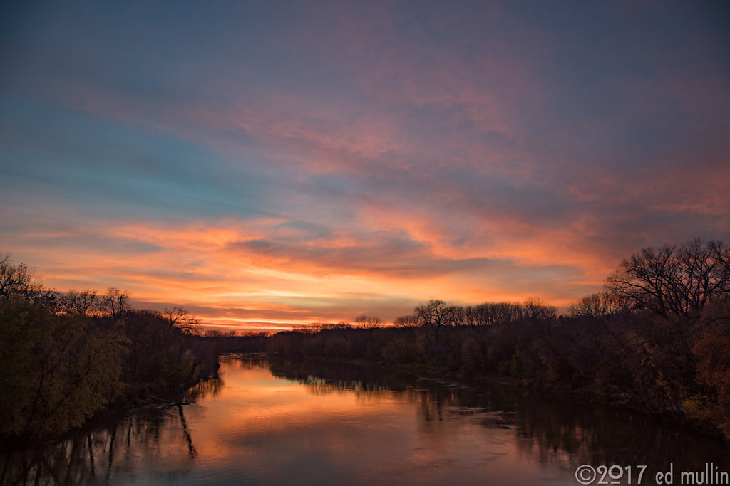 Sunset, Minnesota River